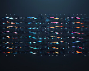 DNA sequence defects illustrated along generational timeline, genetic mutations visualized, precise details, high definition