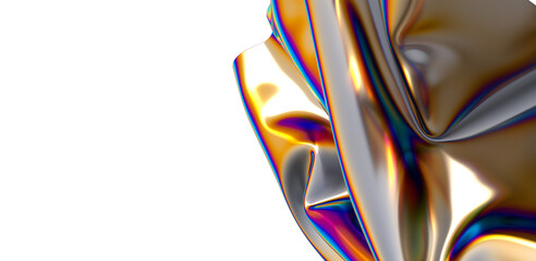 Poster - Radiant Chromatic Palette: An Enchanting 3D Journey of Colors