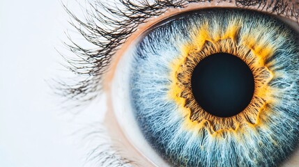 Close-Up of a Human Eye: A Captivating Macro Portrait