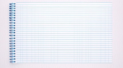 Poster - Blank Spiral Notebook Page for Notes and Sketches
