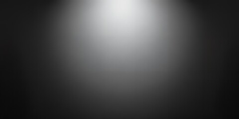 Poster - A spotlight shines on a dark background.