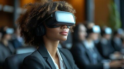Poster - Virtual assistants enhance learning experience in modern office using augmented reality technology