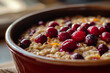 © amavcoffee - cranberry and orange baked oatmeal