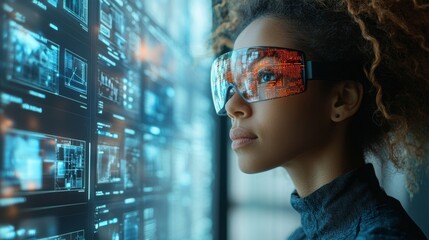 Poster - Exploring virtual avatars through augmented reality in a futuristic urban setting