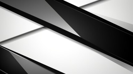 Poster - Visual contrast  bright diagonal lines on a white monochrome background for text space