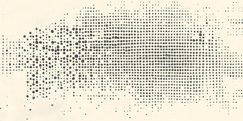 Poster - abstract halftone background: a subtle and sophisticated halftone pattern in shades of gray, creatin