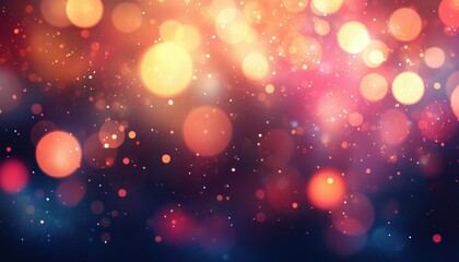 Poster - Shimmering Red Glitter With A Blurred Abstract Effect - A Sparkling And Vivid Visual Display Of Intricate And Dazzling Beauty.