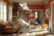 © Ala - A home torn apart by divorce reflects the chaos of family breakdown