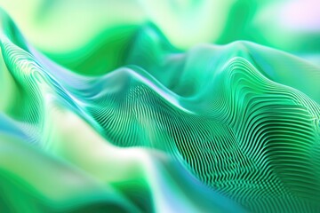 Poster - Close-up view of a textured green and white background, suitable for design or photography projects