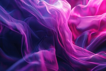 Poster - High-quality image of a pink and purple fabric, ideal for use in fashion design, textile or product photography