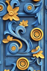 Poster - Decorative design on a building exterior