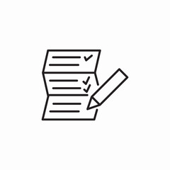 check list complete icon sign vector