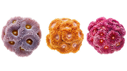 Poster - Colorful Corals Collection Showcasing Vibrant Underwater Life Generative AI