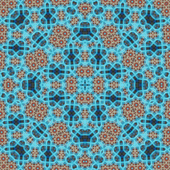 Naklejka na meble Seamless square pattern. Symmetric pattern texture