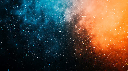 Dark grainy gradient background orange white blue teal blurred noise texture header poster banner landing page backdrop design