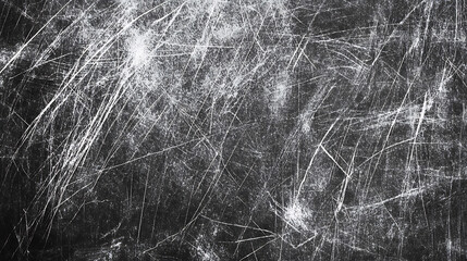 Poster - Dusty scratched grunge scanned old film texture, rough, dirty, damaged, scratchy effect