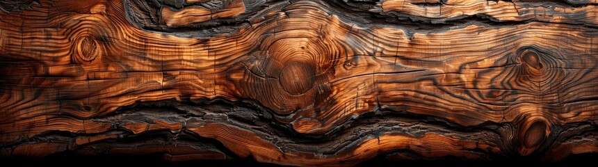 Poster - Seamless Wooden Texture Background with Natural Wood Grain Pattern for Design and Decoration