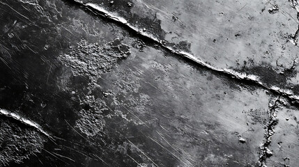 Poster - Worn steel texture or metal background with scratches and dark edges