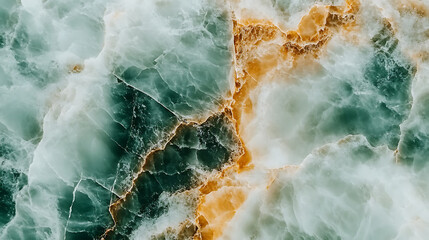 Aufkleber - marble onyx a combination of white, brown and dark green with beautiful veins, texture background