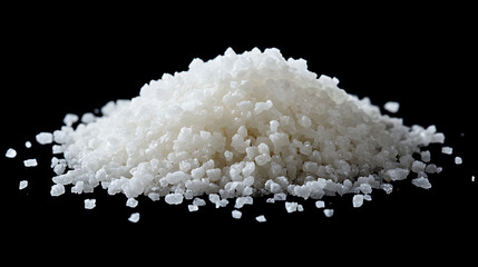 Aufkleber - Sea salt displayed on a black background