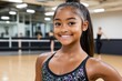 © Sanchai - A girl in a ballet outfit practicing in a dance studio, with graceful movements and focus