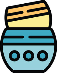 Poster - Makeup sponge for applying cosmetics foundation, a beauty essential