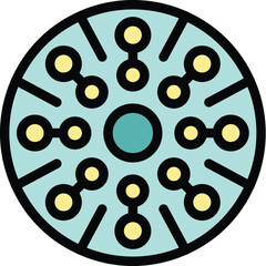 Poster - petri dish with bacteria or cells growing in it is being used for scientific research