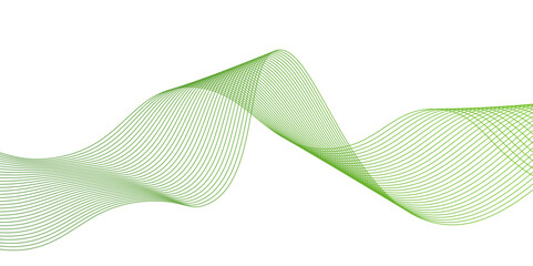 Poster - abstract green waves background,abstract green wavy lines. colorful vector background.green wave mel