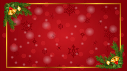 Wall Mural - christmas background season celebration vector