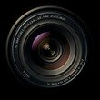 © chaiwat - camera lens isolated on black