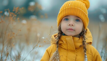 Wall Mural - Child dressed as an artist on a bright background. 