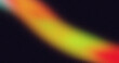 © Sami - Abstract glowing red green orange blue color grainy gradient backdrop. Dark wave shaped color flow noisy curved texture, vibrant colors, website header design, poster, banner, cover