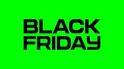 Poster - Black Friday Green Screen Motion Footage