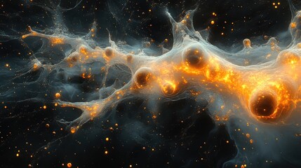 Wall Mural - A glowing, glowing, glowing, glowing, glowing, glowing, glowing, glowing. Generative AI