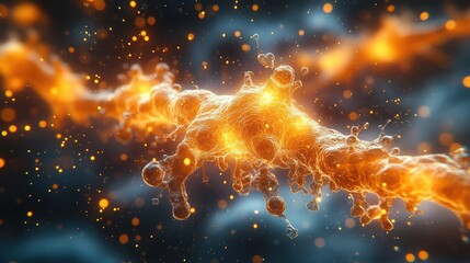 Wall Mural - A glowing, glowing, glowing, glowing, glowing, glowing, glowing, glowing. Generative AI