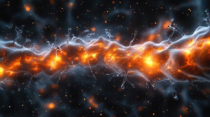 space nebula, a celestial canvas of stardust and cosmic wonder. generative ai