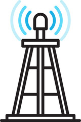 Poster - Radio Mast and Tower Icon