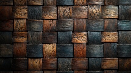 Wall Mural - Vintage Woven Textures for Creative Background