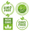 © XEjame - Non Gmo Icon stock illustration. GMO free label sign vector