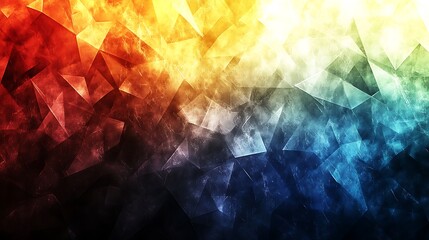 Wall Mural - abstract background with a geometric pattern and a fiery color scheme.