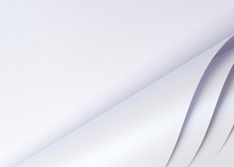 Aufkleber - Glossy designer paper background with a pearl white gradient and a wavy, curved texture. This abstract, minimalist surface features fine layers and a chic, distorted structure,