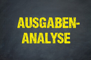 Sticker - Ausgabenanalyse