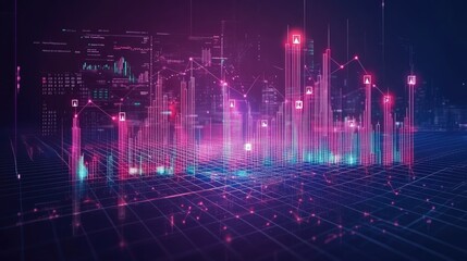 Poster - Abstract Digital Data Visualization with Graphs