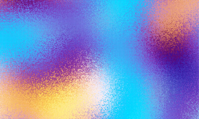 Fototapete - Color gradient background, abstract blue grain gradation texture, vector noise texture blur abstract background