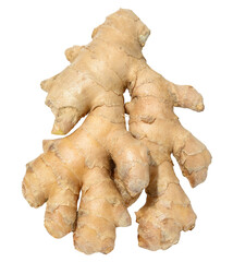 Wall Mural - Ginger root on isolated background