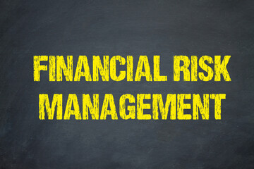 Canvas Print - Financial Risk Management	