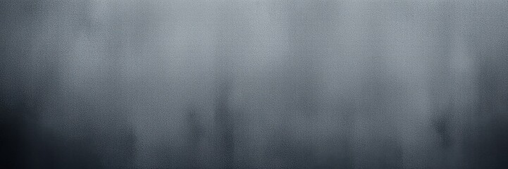 Wall Mural - A foggy morning in the city, with tall buildings barely visible through the thick mist