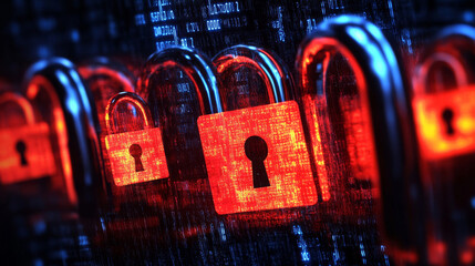 Poster - Cybersecurity protects your business data from online threats. It uses strong passwords, secure networks, and technology to prevent hackers from stealing your information.