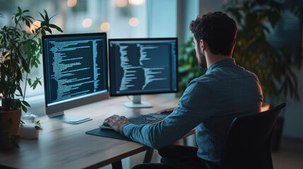 Poster - Cybersecurity protects your business data from online threats. It uses strong passwords, secure networks, and technology to prevent hackers from stealing your information.