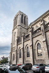 Wall Mural - Saint Germain church in the town of Flers in Normandy, France